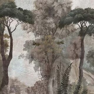3D Old Forest Wallpaper Mural
