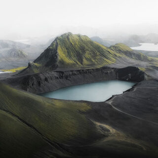 Lake in Iceland Photograph Wallpaper Mural