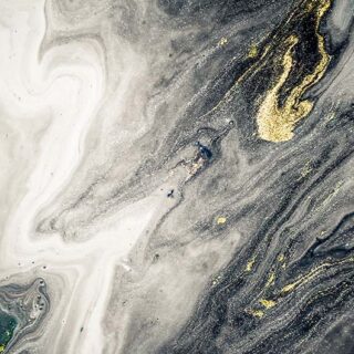 Natural Dark Gray Color Marble Wallpaper Mural