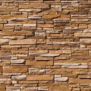 Rustic Stone Wall of Natural Stones Wallpaper Mural