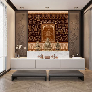 Mata Ni Pachedi, Popular Indian Art Wallpaper Mural