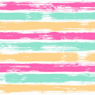 Bohemian Watercolor Brush Stripes Wallpaper Mural