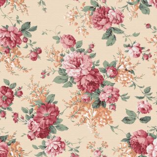 Natural Dual-Tones Roses Flowers Wallpaper Mural