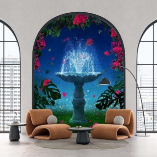 Fountain of Dreams Wallpaper Mural