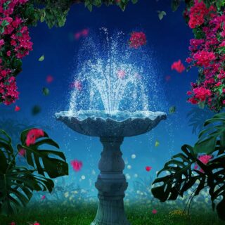 Fountain of Dreams Wallpaper Mural