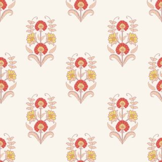 Botanical Blockwork Wallpaper Mural
