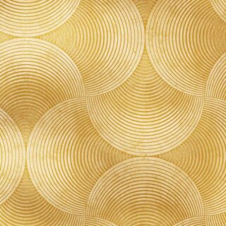 Souverain, Luxurious Abstract Gold Circular Pattern Wallpaper Mural