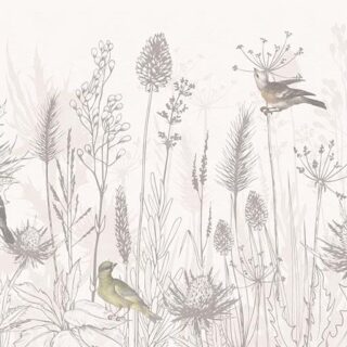 Solace, Aesthetic Fantasy Birds Wallpaper Mural