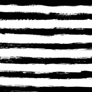 Modern Monochrome Horizontal Stripes Wallpaper Mural