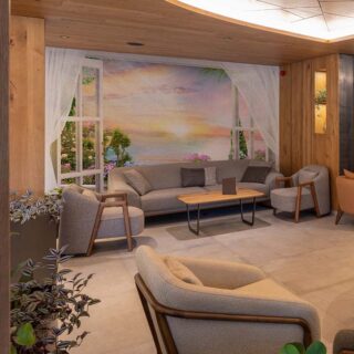 Beautiful Window Balcony View Wallpaper Mural