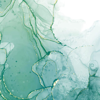 Pastel Cyan Mint Green Alcoholic Ink Texture Wallpaper Mural
