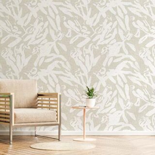 Shabby Chic French Gender Neutral Floral Wallpaper Mural
