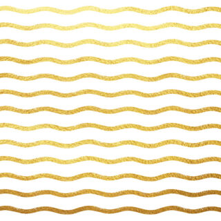 Majestic Golden Waves Wallpaper Mural