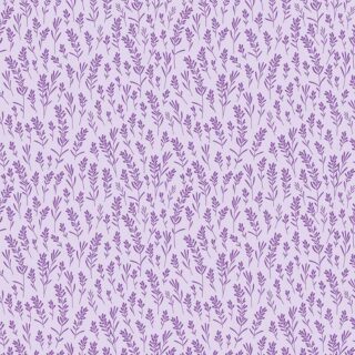 Whispering Lavender Leaves Wallpaper Mural