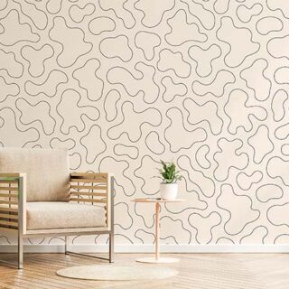 Magicdecor Curve, Modern Wallpaper Mural