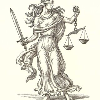 Themis Goddess of Justice Wallpaper Mural