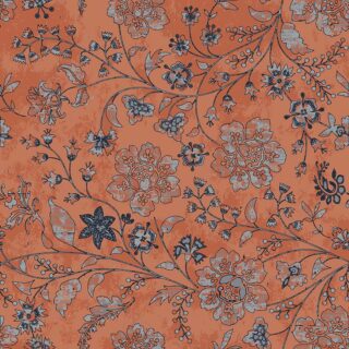 Indian Flower Chintz Wallpaper Mural