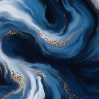 Unique Luxurious Blue Marble Wallpaper Mural