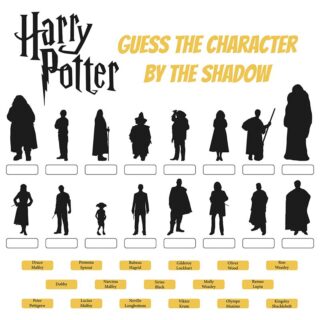 Guess The Harry Potter Characters Wallpaper Mural