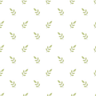 Minimalist Simple Style Small Leaves Pattern Wallpaper Mural