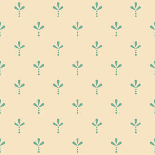 Minimalist Small Cute Flowers Pattern Wallpaper Mural