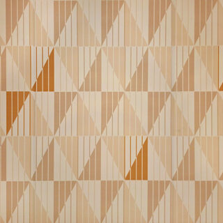 Juxtaposed Triangular Stripes Pattern Wallpaper Mural