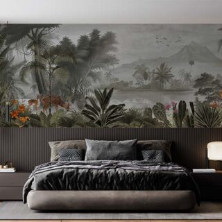 Nikunj, Mesmerizing Beautiful Mountainous Scenery Wallpaper Mural