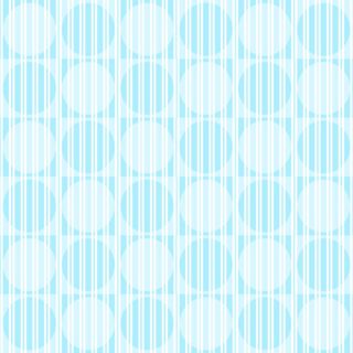 Light Blue Stripes With Square and Circle Wallpaper Mural