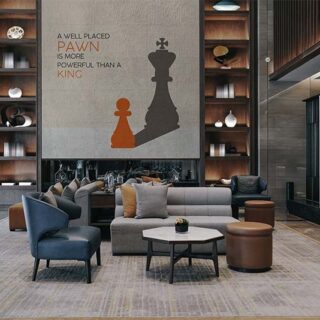 Chess Inspirational Quote Wallpaper Mural