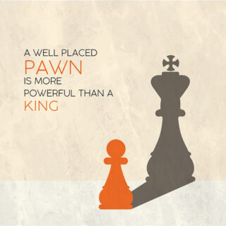 Chess Inspirational Quote Wallpaper Mural
