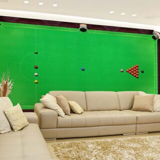 Snooker Table Wallpaper Mural