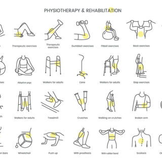 Physiotherapy and Rehabilitation Wallpaper Mural