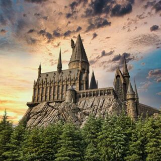 Hogwarts Castle Wallpaper Mural