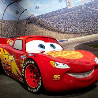 Lightning Fast Car Wallpaper Mural