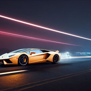 Luxury Super Car For Fast Sports Wallpaper Mural