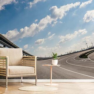 Racetrack Wallpaper Mural