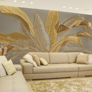 Swarn Kadali, Gold Banana Tree Wallpaper Mural