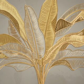 Swarn Kadali, Gold Banana Tree Wallpaper Mural