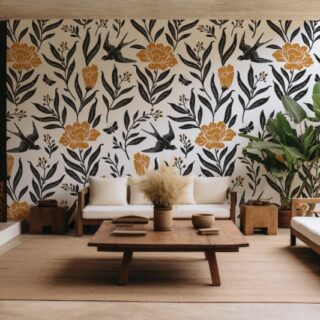 Boho Mystical Pattern Wallpaper Mural