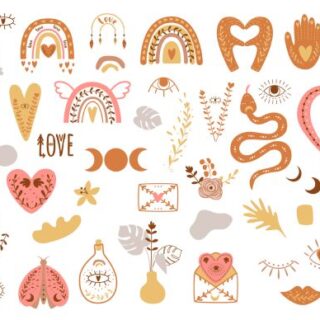 Enchanting Boho Elemental Wallpaper Mural