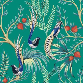 Exotic Chinoiserie Wallpaper Mural