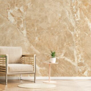 Espresso Marble, Brown Marble Texture Wallpaper Mural