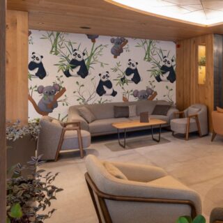 Koalas and Pandas Pattern Wallpaper Mural