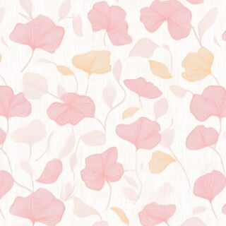 Aesthetic Soothing Leaves Pattern Wallpaper Mural