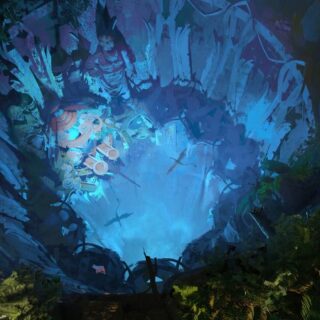 Fantasy Cave Wallpaper Mural