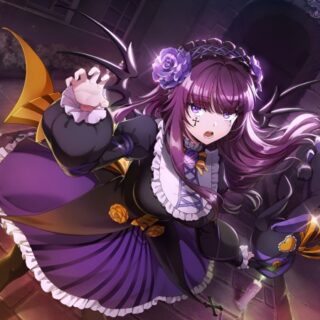 Halloween Anime Girl Wallpaper Mural