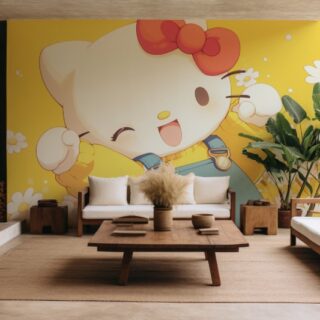 Hello Kitty Wallpaper Mural