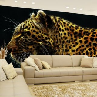 Leopard Digital Art Wallpaper Mural