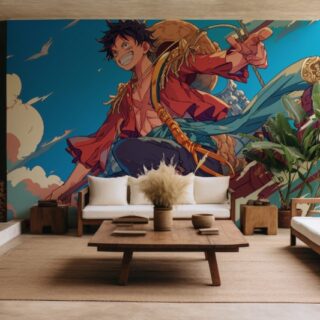 Luffy's Adventure Wallpaper Mural