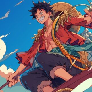 Luffy's Adventure Wallpaper Mural